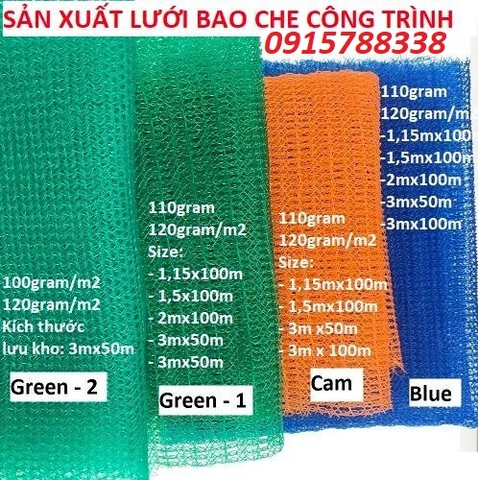 Lưới chắn bụi công trình
