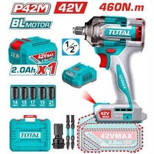 Máy siết buloong không chổi than dùng pin 42V-TOTAL-TIWLI42461