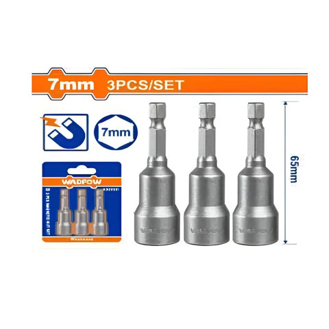 Bộ 3 mũi bắn tole 7mm-Wadfow WWR2K07
