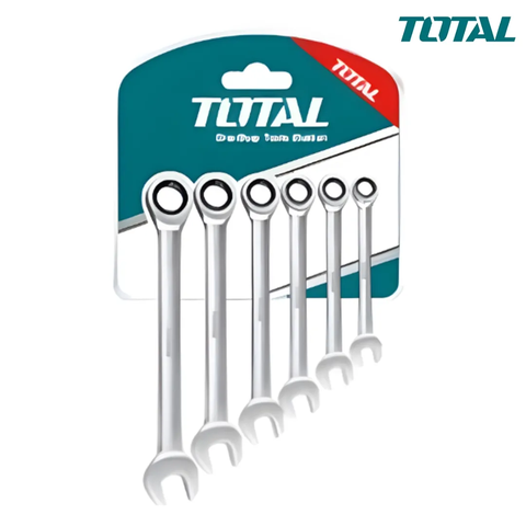 Bộ 6 Cờ lê miệng vòng 2 chiều -TOTAL-THT102RK566
