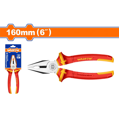 kìm răng cách điện 6"-Wadfow WPL1936