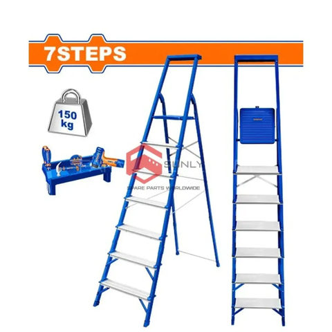 Thang nhôm gia đình bằng thép và nhôm 7 bậc Wadfow WLD1H07