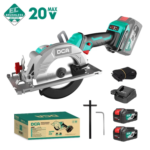Máy cưa đĩa tròn không chổi than dùng pin -DCA-ADMY140SEM