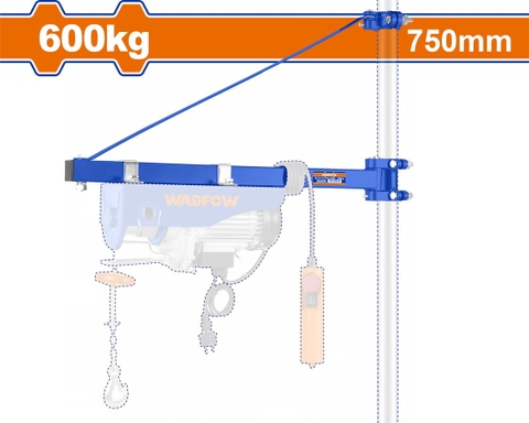 Khung đỡ máy tời điện 600kg Wadfow WETS1A01