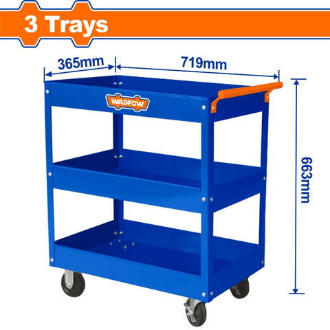 Xe đẩy đựng đồ nghề 3 ngăn -Wadfow WCS1A13