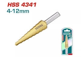 Mũi khoan bậc thang 4-12mm-TOTAL-TAC41201