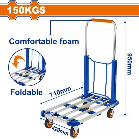 Xe đẩy tay có thể gập lại 150kg Wadfow WWB9A15