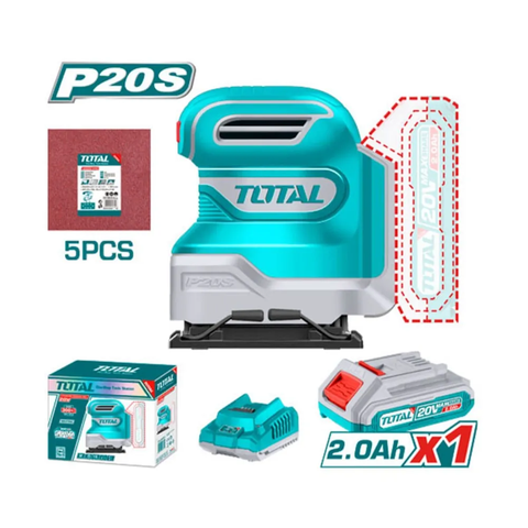 Máy chà nhám dùng pin  20V-TOTAL-TPSLI20141