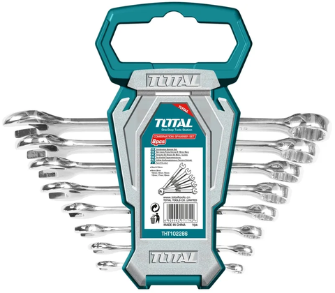 Bộ cờ lê vòng miệng 
(6-19mm) -TOTAL-THT102286