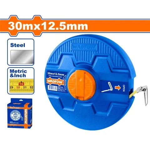 Thước kéo thép nền vàng 30x12.5mm-Wadfow WMT3530