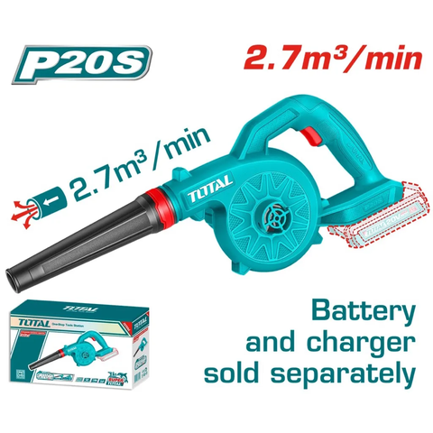 Máy thổi bụi dùng pin Lithium-Ion 20V (không kèm pin & sạc)-TOTAL-TABLI2078