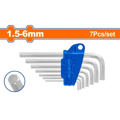 Bộ 7 chìa lục giác 1.5-6mm-Wadfow WHK1671