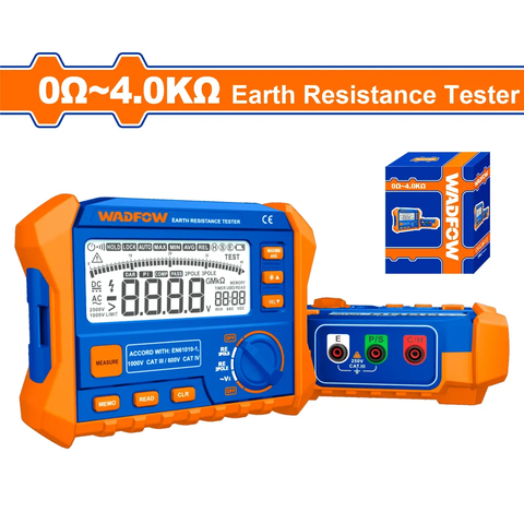 Thiết bị đo điện trở tiếp đất (0.1~4.0Ω)-Wadfow WDM9504