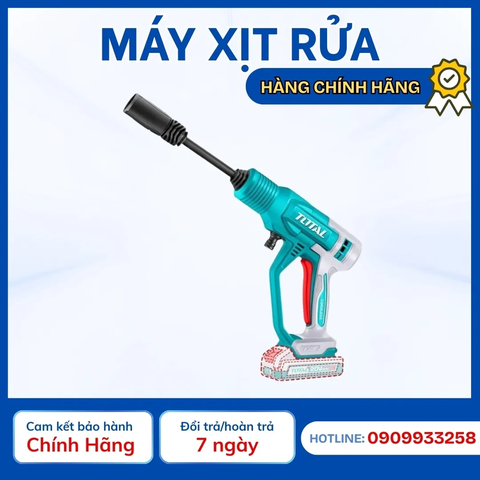 Máy xịt rửa dùng pin 20V (không kèm pin & sạc)-TOTAL-TPWLI2036