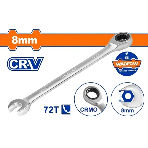 Cờ lê vòng miệng tự động 8mm-Wadfow WSA5108
