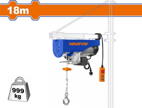 Máy tời cáp điện 1600W-18m Wadfow WETH1A02