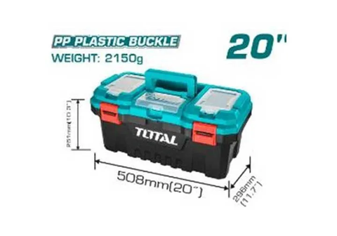 Hộp nhựa đựng công cụ 20" khóa nhựa -TOTAL-TPBX0201