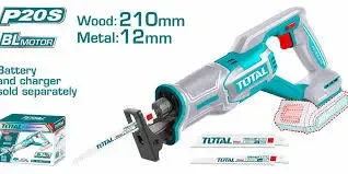 Máy cưa kiếm dùng pin 20V (không kèm pin & sạc)-TOTAL-TRSLI2108