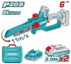 Máy cưa xích mini không chổi than dùng pin 20V-TOTAL-TGSLI20662