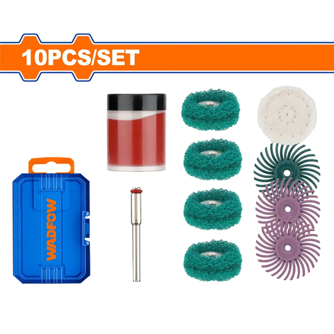 Bộ 10 món phụ kiện mài mini Wadfow  WRR5010