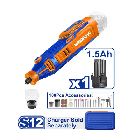 Máy mài khuôn mẫu dùng pin 12V (không kèm dây & đầu sạc) Wadfow  WRY1M121
