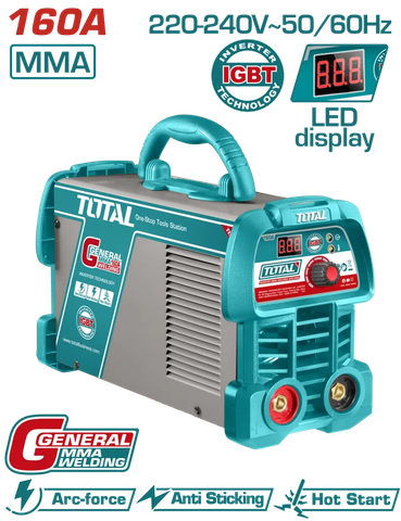 Máy hàn điện tử Inverter MMA 160A/78V-TOTAL-TW216059