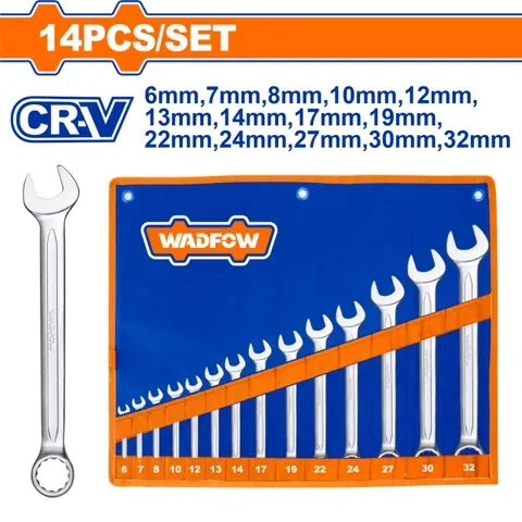 Bộ 14 cờ lê vòng miệng-Wadfow WSP1M14