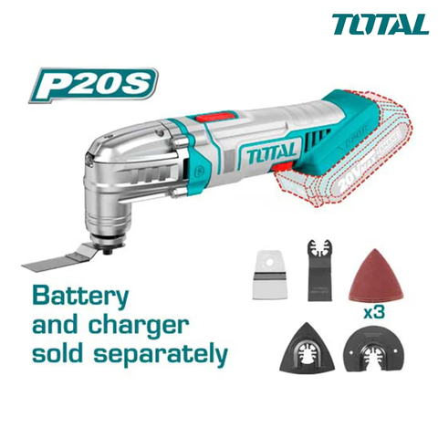 Máy cắt gọc 
đa năng 
dùng pin 20V -TOTAL-TMLI2022