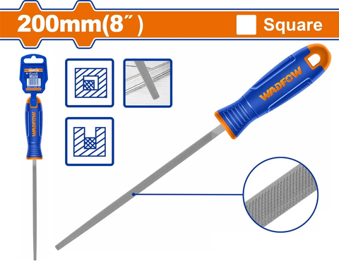 Giũa thép vuông 200mm(8")-Wadfow WFE7838