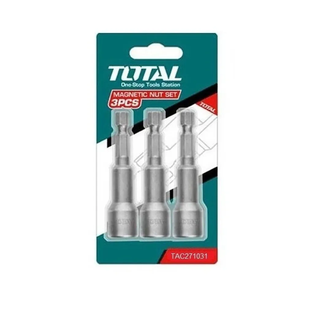 Bộ 3 mũi bắn vít tol có nam châm hút -TOTAL-TAC270832
