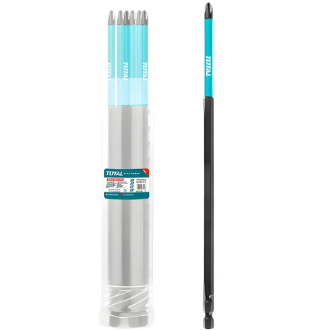 Bộ 10 mũi bắt vít PH2x250mm-TOTAL-TACIM16PH2103