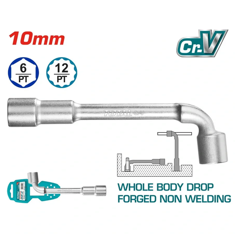 Chìa vặn góc L 10mm -TOTAL-THWL1006