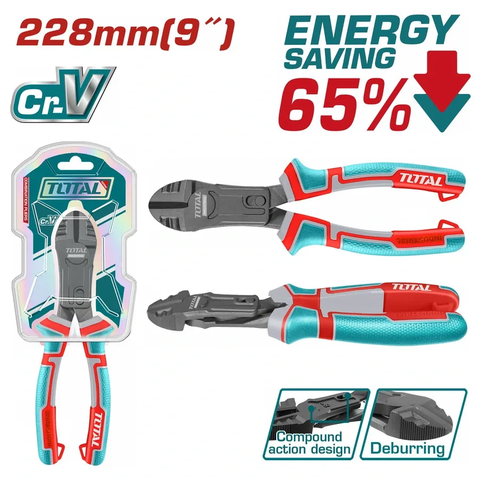 Kềm cắt trợ lực 228mm-TOTAL-THTC530906