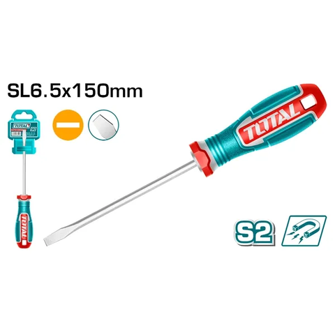 Tua vít dẹp SL6.5x150mm-TOTAL-TSDSL6150