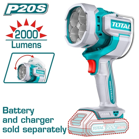 Đèn làm việc dùng pin 20V (không kèm pin & sạc)-TOTAL-TWLI2088