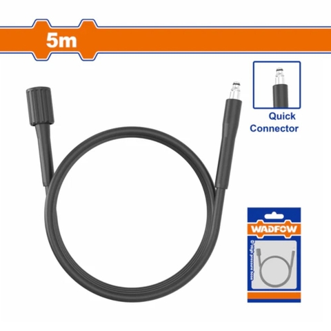 Dây xịt rửa cao áp 5m (Đầu nối nhanh) Wadfow WXN3915