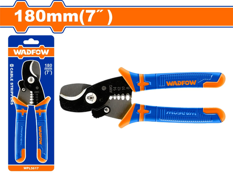 kìm cắt và tướt dây điện 7"/180mm-Wadfow WPL5617