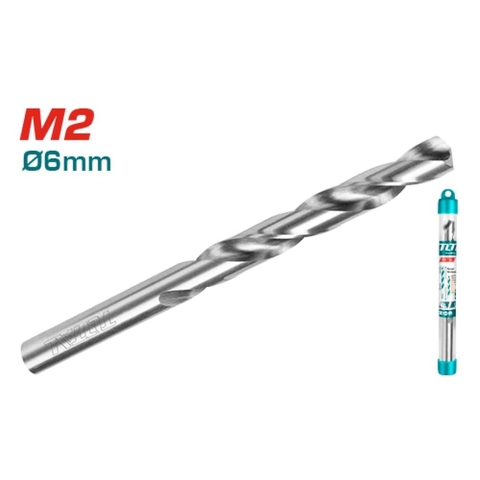 Mũi khoan sắt M2 (6mm) -TOTAL-TAC110601