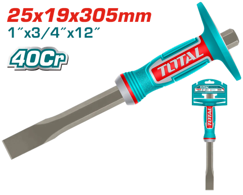 Đục sắt dẹp 25x19x305mm-TOTAL-THT4532519