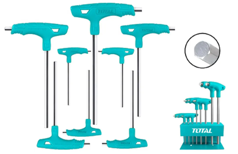Bộ 8 chìa lục giác tay cầm chữ T -TOTAL-THHW80816