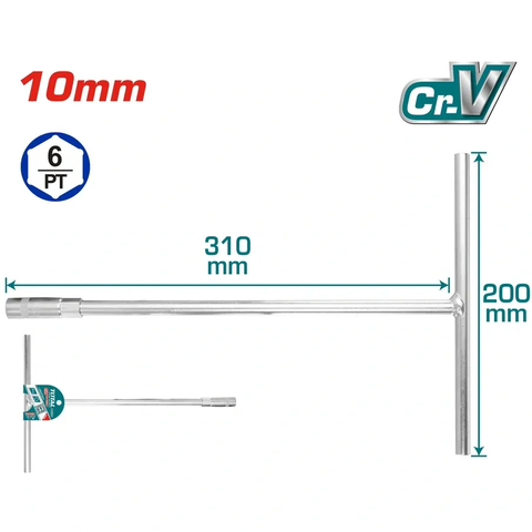 Thanh vặn tay cầm 
T 10mm -TOTAL-THTSW1006