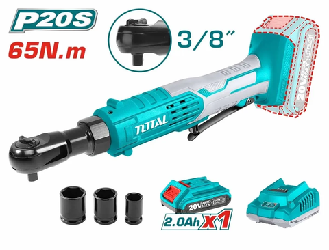 Máy siết buloong góc dùng pin 20V-TOTAL-TDRLI206015