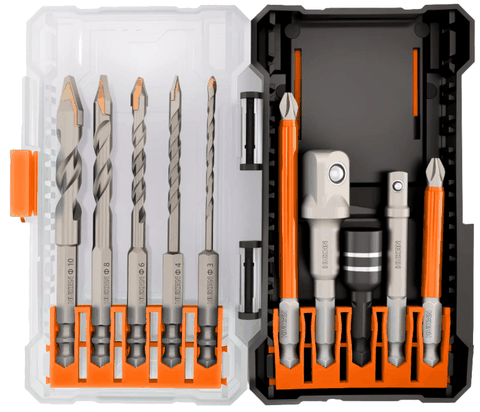 BỘ PHỤ KIỆN MŨI KHOAN/VÍT ĐA NĂNG
- HUKAN -G1-BPK10c