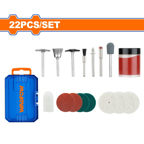 Bộ 22 món phụ kiện mài mini Wadfow  WRR6022