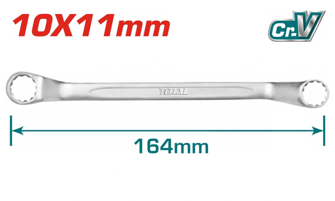 Cờ lê 2 vòng (10x11mm) -TOTAL-TORSP10111