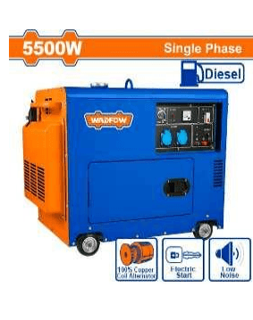Tổ máy phát điện diesel 5500W Wadfow WDG2A55