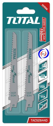 Bộ lưỡi cưa kiếm (cưa gỗ) -TOTAL-TAC52644D