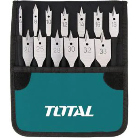 Bộ 13 mũi khoan gỗ đầu dẹp -TOTAL-TACSD70131