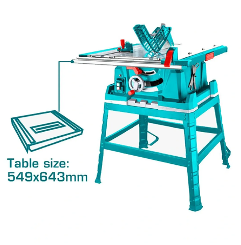 Máy cưa gỗ bàn 2600W-TOTAL-TS526043