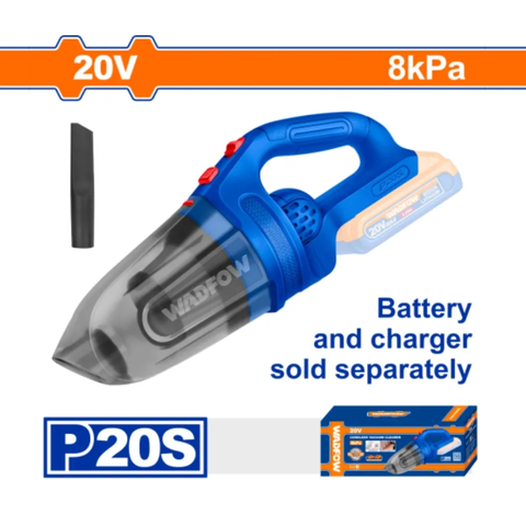 Máy hút bụi dùng pin 20V-0.45L (không kèm pin và sạc) Wadfow  WLV2020